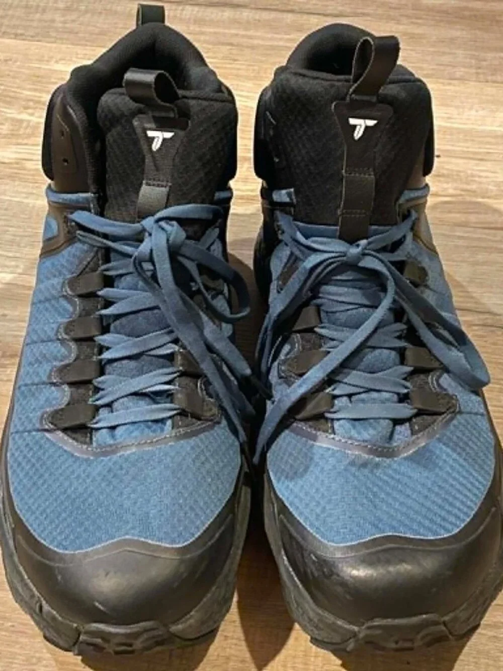 Columbia Mid Escape Thrive Titanium Outdry Hiking Shoe Blue size 14 like EUC